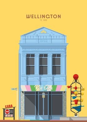 Wellington Travel Illustration