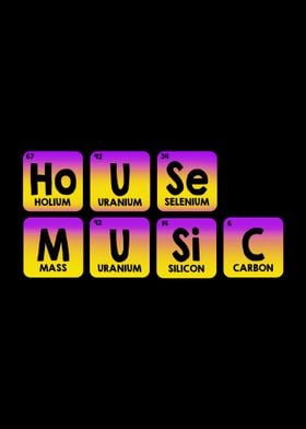 House Music Periodic Table