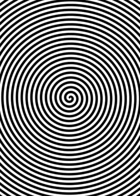 Black and White Spiral