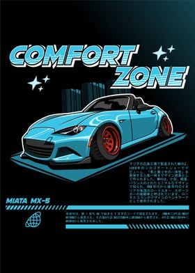 Mazda Miata MX-5 Cyan