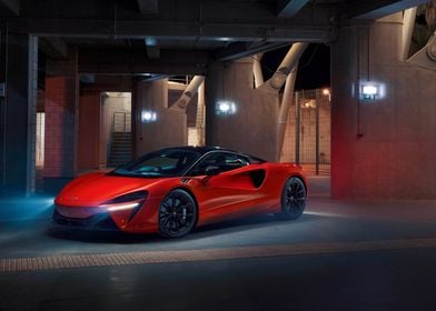 Red McLaren Sports Car