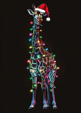 Giraffe Christmas Lights