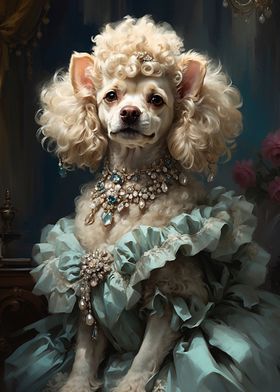 Baroque Poodle: Elegance in Renaissance Style