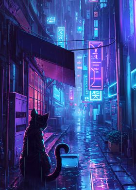 Cyberpunk Cat