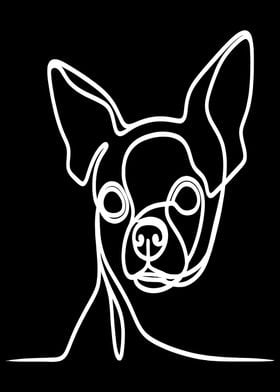 Chihuahua Line Art