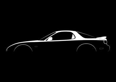 RX-7 (FD) Silhouette