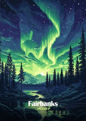 Fairbanks Alaska Aurora Borealis