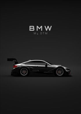 BMW M4 DTM 2015 Race Car - Black - Spescs