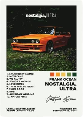 Frank Ocean Nostalgia Album Cover