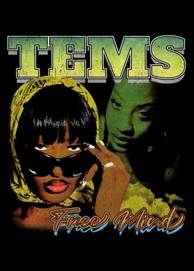 Tems Free Mind T-Shirt