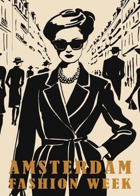 Amsterdam Fashion Week Poster