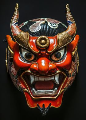 Japanese Oni Mask