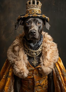 Dog King Portrait