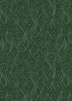 Green Swirl Pattern