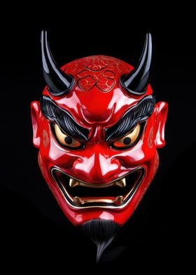 Japanese Oni Mask