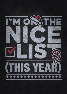 On the Nice List This Year – Funny Christmas Holiday