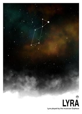 Lyra Constellation Print