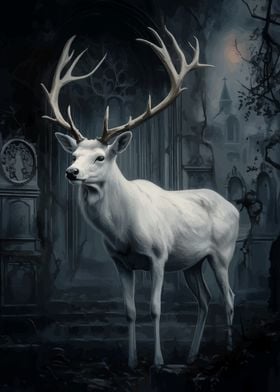 White Stag in Ruins