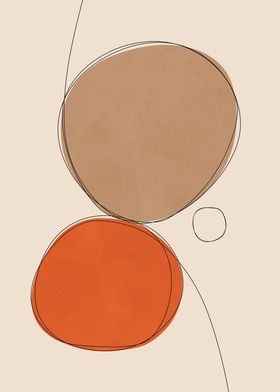 Abstract Circle Art Print