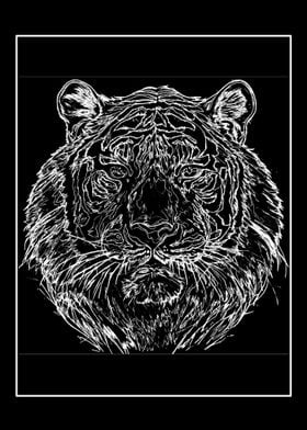 Tiger Line Art