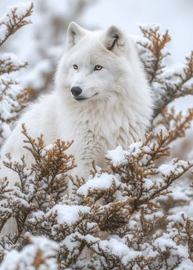 Arctic Wolf in Winter