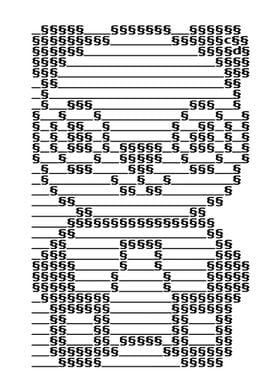 Panda Text art