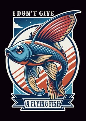 Flying Fish Motivational Art