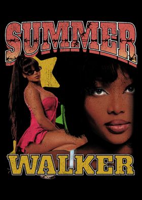 Summer Walker Vintage Poster