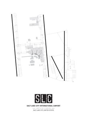 Salt Lake City Airport Layout