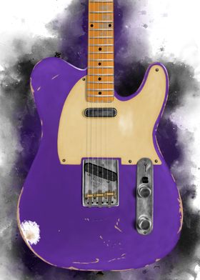 Purple Electric Guitar