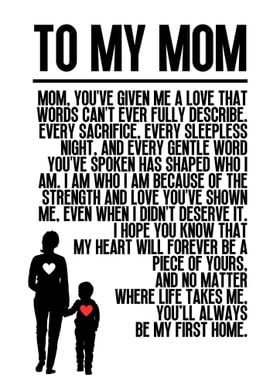 To My Mom - Heartfelt Message