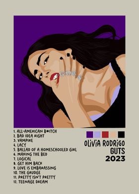 Olivia Rodrigo Guts Album Cover