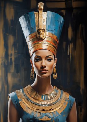 Nefertiti Egyptian Queen Portrait