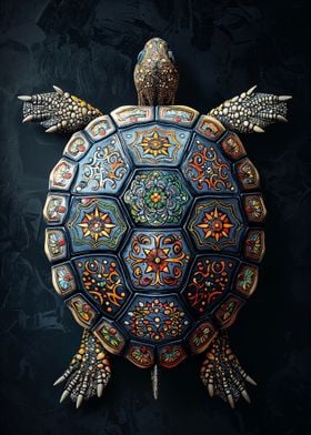 Ornate Turtle Shell