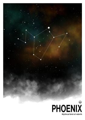 Phoenix Constellation Art Print