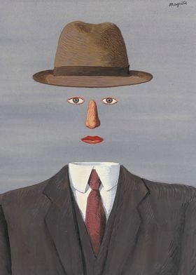 Magritte's The Son of Man by rene magritte