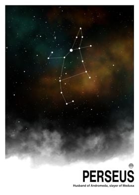 Perseus Constellation Art Print