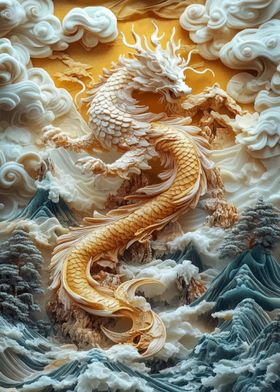 Golden Dragon Relief