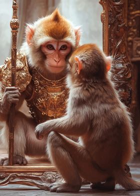 Monkey in Golden Armor