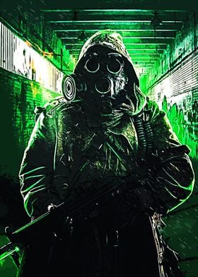 Gas Mask Soldier