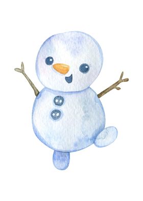 Cute  Snowman