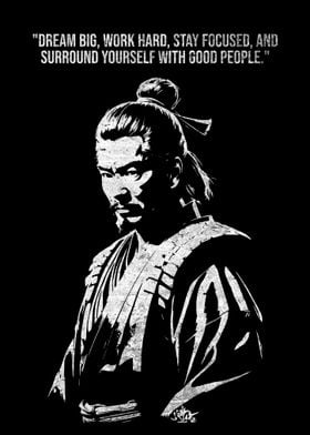 Samurai Quotes Poster