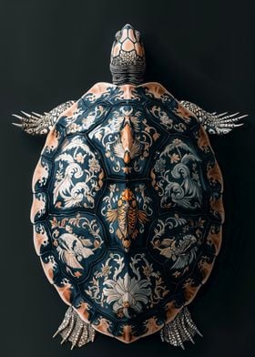 Ornate Turtle Shell