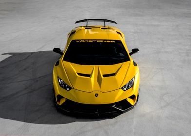 Yellow Lamborghini Huracan