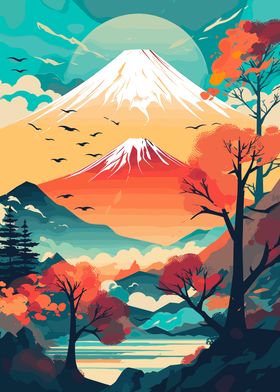 Mount Fuji Landscape