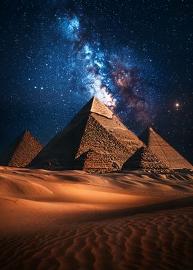 Egyptian Pyramid Night