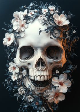 Floral Skull