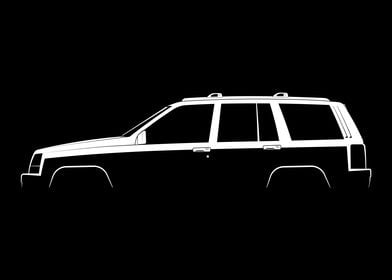 Grand Cherokee (ZJ) Silhouette