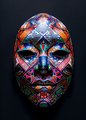 Colorful Geometric Mask