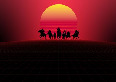 Retro Sunset Riders